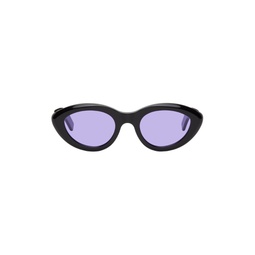 Black   Purple Cocca Sunglasses 222191M134027