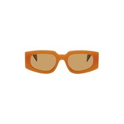 Orange   Black Tetra Sunglasses 242191M134066