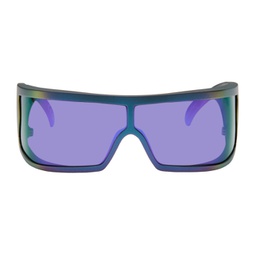 Green & Purple Bones Sunglasses 241191M134027
