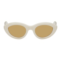 White Cocca Sunglasses 232191M134101