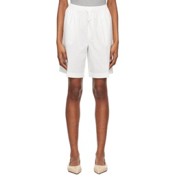 White Beach Shorts 241144F088006