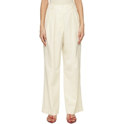 Off White Tailored Trousers 241144F087039