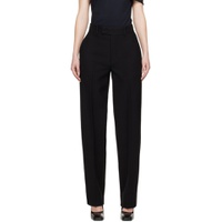 Black Tailored Trousers 241144F087036