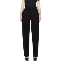 Black Tailored Trousers 241144F087036