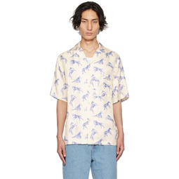 Off White Printed Shirt 232144M192005