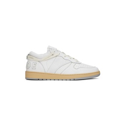 White Rhecess Low Sneakers 231923M237009