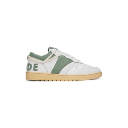 White   Green Rhecess Low Sneakers 231923M237015