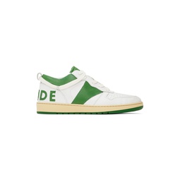 White   Green Rhecess Low Sneakers 232923M237006
