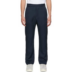 SSENSE Exclusive Navy Suiting Trousers 221923M191010