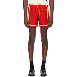 Red   Off White Moonlight Shorts 241923M193035
