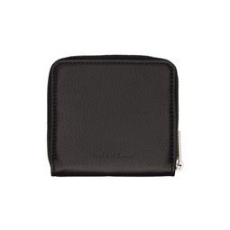 Black Zipped Wallet 241232M164022