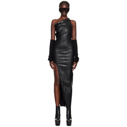 Black Athena Denim Maxi Dress 232232F055004