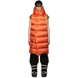 Orange Liner Down Vest 222232M178005