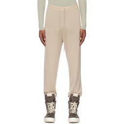 Off White Tapered Lounge Pants 231232M190000