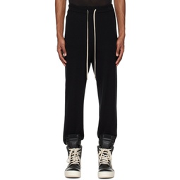 Black Tapered Lounge Pants 231232M190001