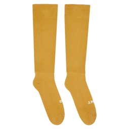 Yellow So Cunt Socks 231232M220013