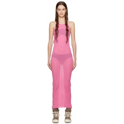 Pink Tank Maxi Dress 231232F055023