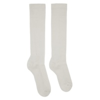 Gray Intarsia Socks 222232M220000