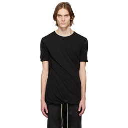 Black Double Short Sleeve T Shirt 221232M213069