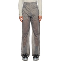 Gray Geth Trousers 231232M186000