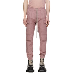 Pink Mastodon Mega Cargo Pants 241232M188019