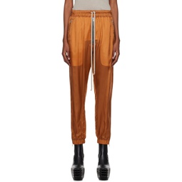 Orange Track Lounge Pants 241232F086005