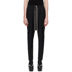 Black Slim Long Trousers 241232M191031