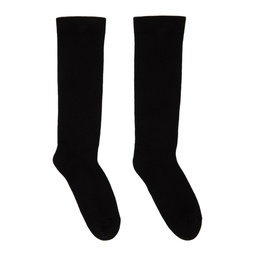 Black Lido Socks 241126M220004