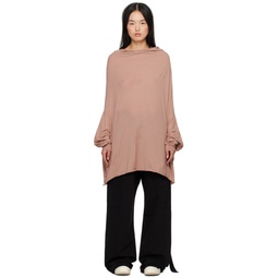 Pink Shroud Sweat Long Sleeve T Shirt 241126F110001
