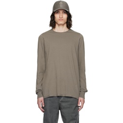 Gray Level Long Sleeve T Shirt 241126M213007