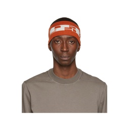 Orange Logo Headband 221126M140006