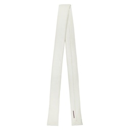 Off White Padded Scarf 222039F028032