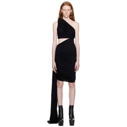 Black Ophelia Mini Dress 231039F052023