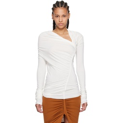 Off White Elise Long Sleeve T Shirt 241039F110033