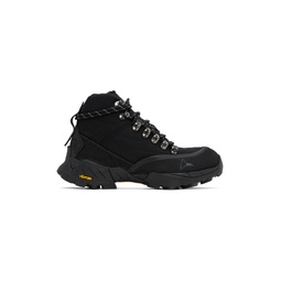 Black Andreas Strap Boots 231204M255006
