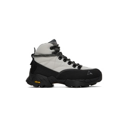 Gray Andreas Strap Boots 241204F113002