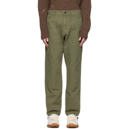 Green Four Pocket Trousers 241204M191014