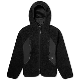 ROA Panel Sherpa Fleece Jacket Black