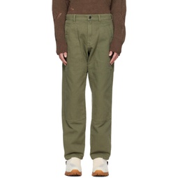 Green Four-Pocket Trousers 241204M191014