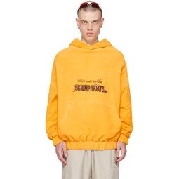 Yellow Reversible Hoodie 231736M202006