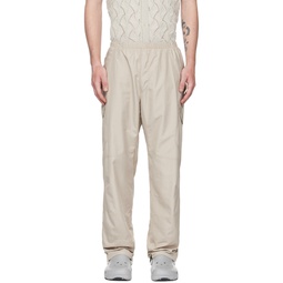 Gray Embroidered Cargo Pants 231736M188006