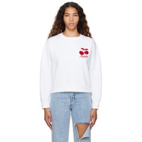 White Cotton Sweatshirt 222151F096000