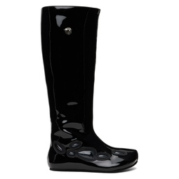 SSENSE Exclusive Black Alien Barefoot Tall Boots 241654F115004