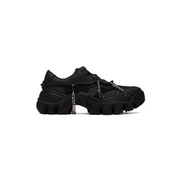 Black Monogram Boccaccio II Low Sneakers 241654M237008