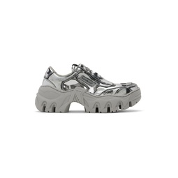 SSENSE Exclusive Silver Boccaccio II Sneakers 241654F128019