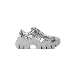 SSENSE Exclusive Silver Boccaccio II Sneakers 232654F128000