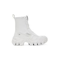 White Boccaccio II Ankle Boots 222654F113001