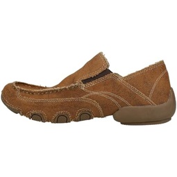 ROPER Mens Dougie Slip On Casual Shoes - Brown