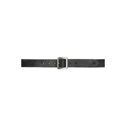 Black Leather Belt 241435M131009
