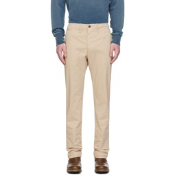 Beige Officers Trousers 241435M191002